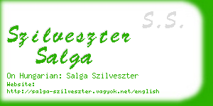 szilveszter salga business card